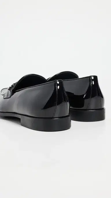 Ferragamo Desio Patent Leather Formal Tuxedo Loafers Nero 8.5E | Thumbnail 3 Ferragamo Desio Patent Leather Formal Tuxedo Loafers Nero 8.5E | Thumbnail 3