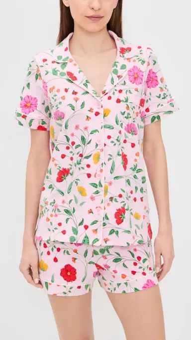 BedHead PJs Floral Jersey PJ Set Sunlit Flora | Thumbnail 2 BedHead PJs Floral Jersey PJ Set Sunlit Flora | Thumbnail 2