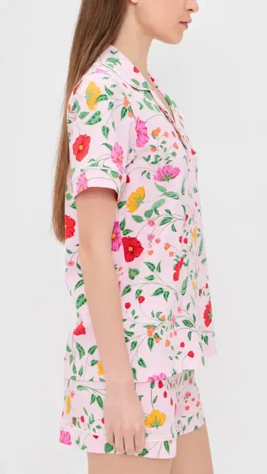 BedHead PJs Floral Jersey PJ Set Sunlit Flora | Thumbnail 4 BedHead PJs Floral Jersey PJ Set Sunlit Flora | Thumbnail 4