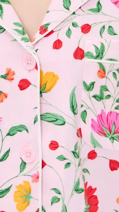 BedHead PJs Floral Jersey PJ Set Sunlit Flora | Thumbnail 6 BedHead PJs Floral Jersey PJ Set Sunlit Flora | Thumbnail 6