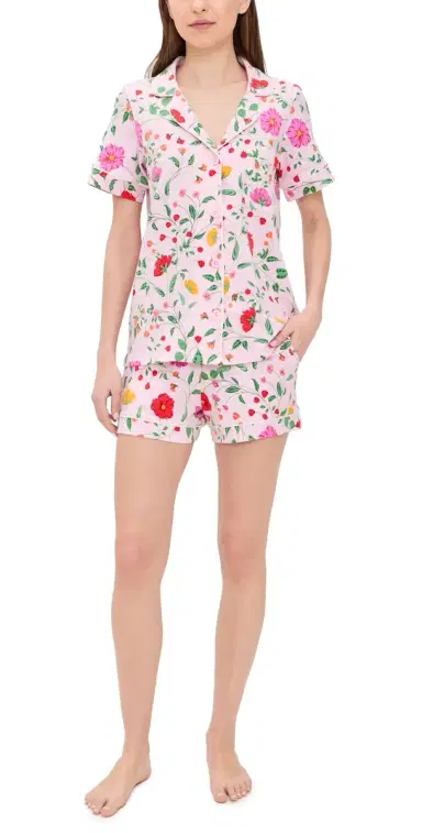 BedHead PJs Floral Jersey PJ Set Sunlit Flora | Thumbnail 1 BedHead PJs Floral Jersey PJ Set Sunlit Flora | Thumbnail 1