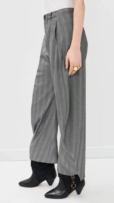 Free People Spotlight Trousers Grey Combo | Thumbnail 4 Free People Spotlight Trousers Grey Combo | Thumbnail 4