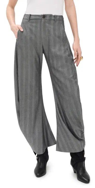 Free People Spotlight Trousers Grey Combo | Thumbnail 1 Free People Spotlight Trousers Grey Combo | Thumbnail 1