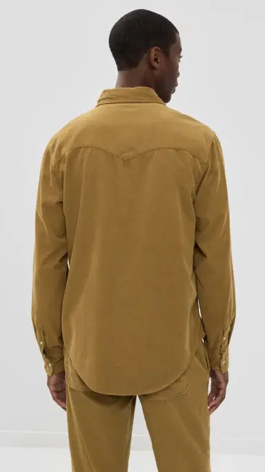 Isabel Marant Vasco Fine Corduroy Shirt ight Bronze | Thumbnail 3 Isabel Marant Vasco Fine Corduroy Shirt ight Bronze | Thumbnail 3