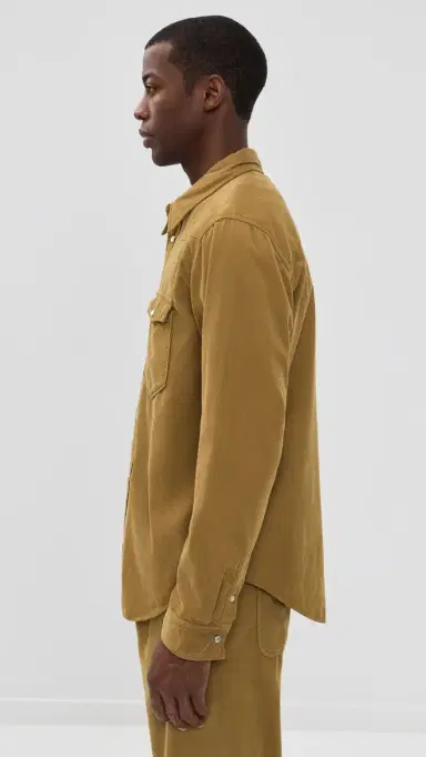 Isabel Marant Vasco Fine Corduroy Shirt ight Bronze | Thumbnail 4 Isabel Marant Vasco Fine Corduroy Shirt ight Bronze | Thumbnail 4