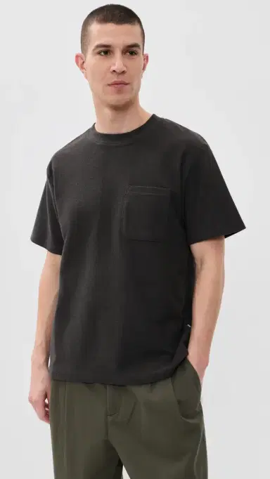 Rhythm Vintage Terry Tee Vintage Black | Thumbnail 2 Rhythm Vintage Terry Tee Vintage Black | Thumbnail 2