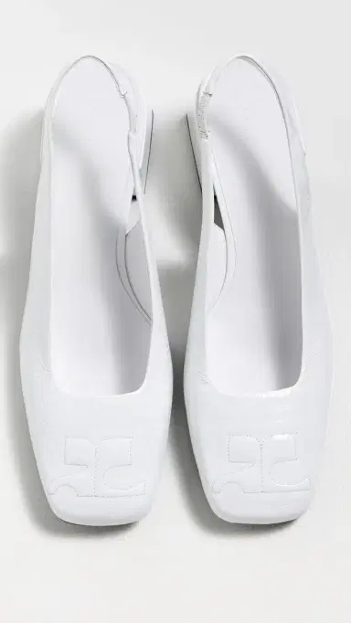 Courrèges Heritage Vinyl Slingbacks Heritage White 36 | Thumbnail 4 Courrèges Heritage Vinyl Slingbacks Heritage White 36 | Thumbnail 4