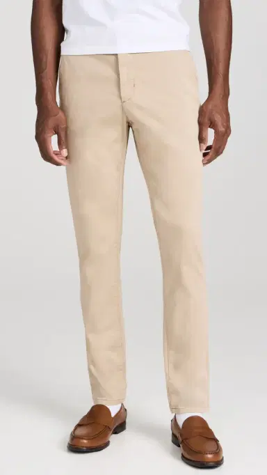 PAIGE Danford Stretch Sateen Chinos Khaki | Thumbnail 2 PAIGE Danford Stretch Sateen Chinos Khaki | Thumbnail 2