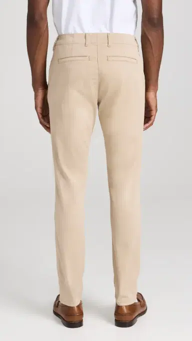 PAIGE Danford Stretch Sateen Chinos Khaki | Thumbnail 3 PAIGE Danford Stretch Sateen Chinos Khaki | Thumbnail 3
