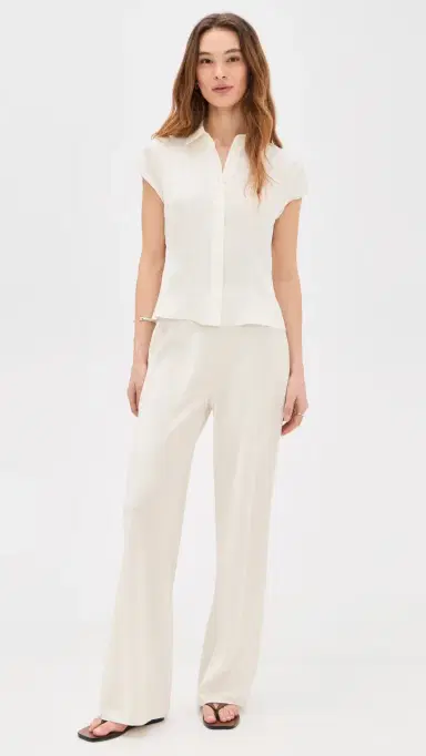 Theory Cap Sleeve Blouse | Thumbnail 5 Theory Cap Sleeve Blouse | Thumbnail 5