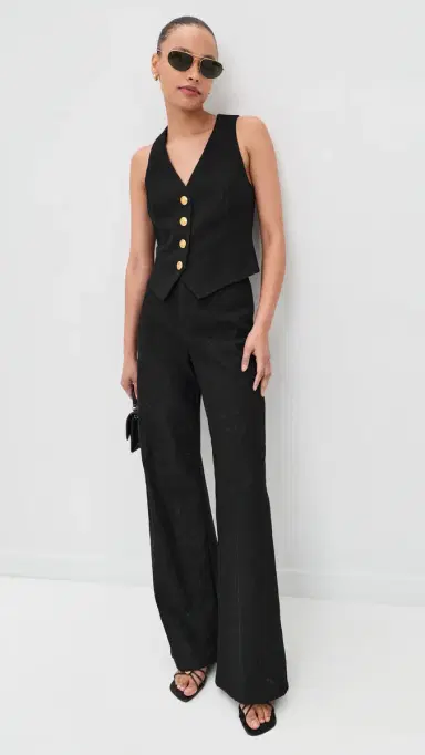L'Agence Livvy Straight Leg Trousers | Thumbnail 5 L'Agence Livvy Straight Leg Trousers | Thumbnail 5