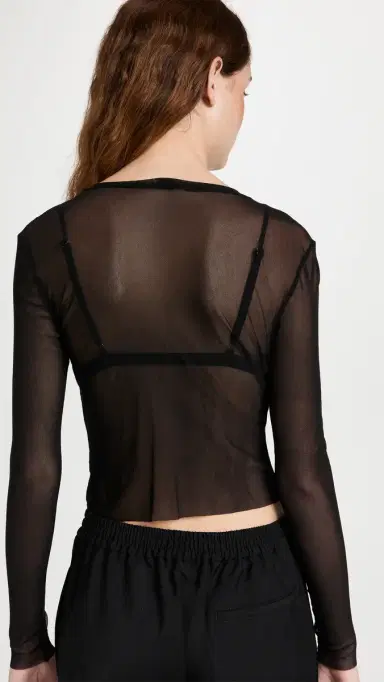Only Hearts Tulle Cardigan Black M/L | Thumbnail 3 Only Hearts Tulle Cardigan Black M/L | Thumbnail 3