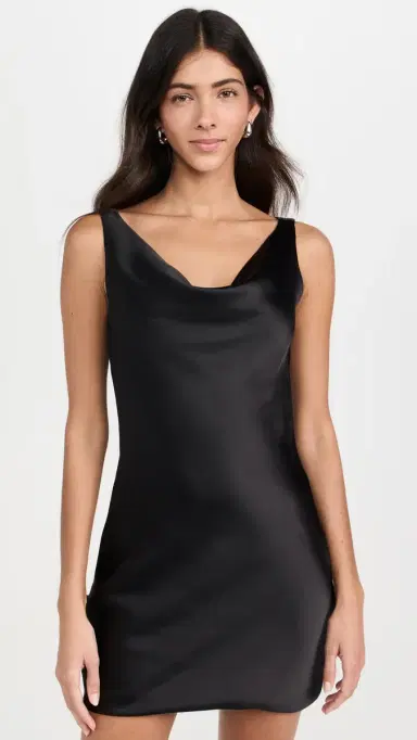 Norma Kamali aria Mini Dress Black | Thumbnail 5 Norma Kamali aria Mini Dress Black | Thumbnail 5
