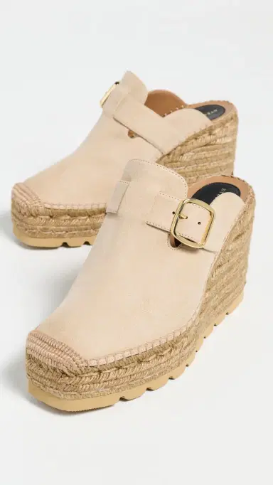 Stella McCartney Gaia Alter Suede Clogs Desert | Thumbnail 5 Stella McCartney Gaia Alter Suede Clogs Desert | Thumbnail 5