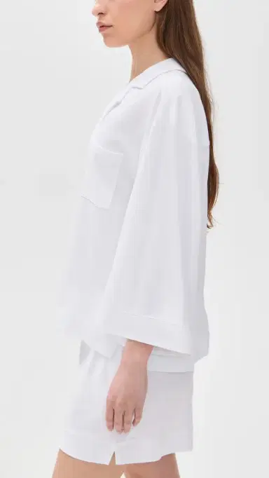 Petite Plume Pima Olivia Short et White | Thumbnail 4 Petite Plume Pima Olivia Short et White | Thumbnail 4