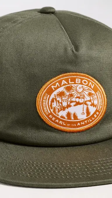 Malbon Horizon Snapback Cap Olivine One Size | Thumbnail 4 Malbon Horizon Snapback Cap Olivine One Size | Thumbnail 4