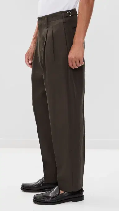 Madewell Cotton Linen Twill Trousers Dark Brown | Thumbnail 5 Madewell Cotton Linen Twill Trousers Dark Brown | Thumbnail 5