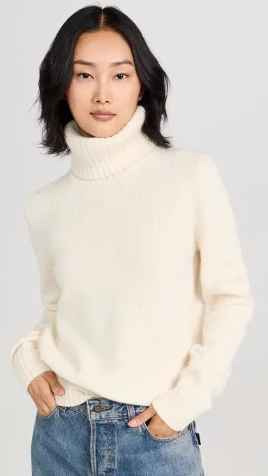 Polo Ralph Lauren Long Sleeve Turtleneck Pullover Authentic Cream | Thumbnail 2 Polo Ralph Lauren Long Sleeve Turtleneck Pullover Authentic Cream | Thumbnail 2