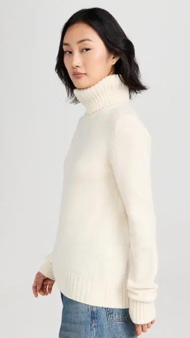 Polo Ralph Lauren Long Sleeve Turtleneck Pullover Authentic Cream | Thumbnail 4 Polo Ralph Lauren Long Sleeve Turtleneck Pullover Authentic Cream | Thumbnail 4