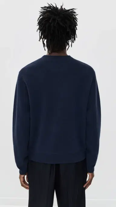 SIMKHAI Vaughn Crew Neck Sweater idnight | Thumbnail 3 SIMKHAI Vaughn Crew Neck Sweater idnight | Thumbnail 3
