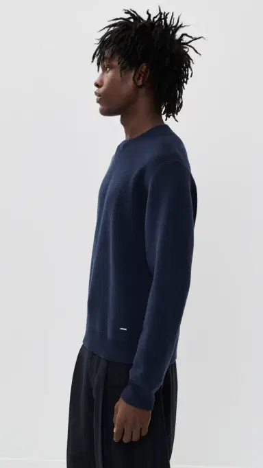 SIMKHAI Vaughn Crew Neck Sweater idnight | Thumbnail 4 SIMKHAI Vaughn Crew Neck Sweater idnight | Thumbnail 4