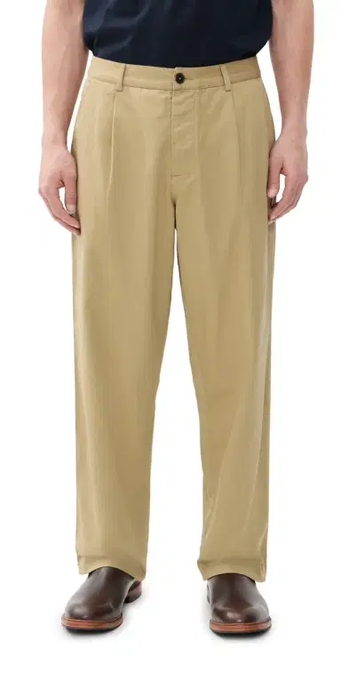 UNIVERSAL WORKS Duke Pleater Trousers Sand 32 | Thumbnail 1 UNIVERSAL WORKS Duke Pleater Trousers Sand 32 | Thumbnail 1