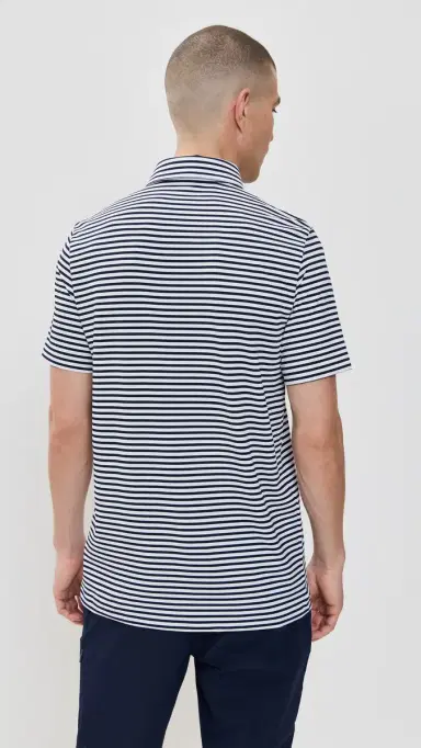 Lacoste Regular Fit UV Protect Golf Polo hirt Navy Blue/White | Thumbnail 3 Lacoste Regular Fit UV Protect Golf Polo hirt Navy Blue/White | Thumbnail 3