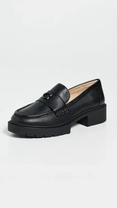 Coach Leah Loafers Leather/Black | Thumbnail 2 Coach Leah Loafers Leather/Black | Thumbnail 2