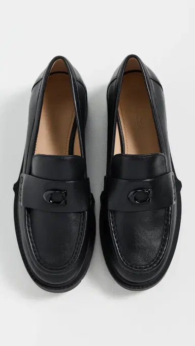 Coach Leah Loafers Leather/Black | Thumbnail 5 Coach Leah Loafers Leather/Black | Thumbnail 5