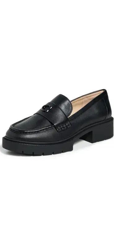 Coach Leah Loafers Leather/Black | Thumbnail 1 Coach Leah Loafers Leather/Black | Thumbnail 1