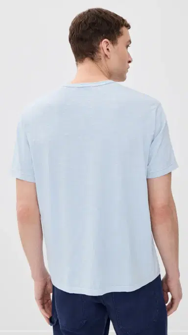 Alex Mill Standard T-Shirt In Slub Cotton Calm Blue L | Thumbnail 3 Alex Mill Standard T-Shirt In Slub Cotton Calm Blue L | Thumbnail 3
