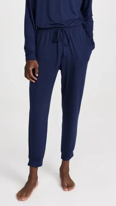 Eberjey Henry Modal Long Pajamas et True Navy | Thumbnail 5 Eberjey Henry Modal Long Pajamas et True Navy | Thumbnail 5