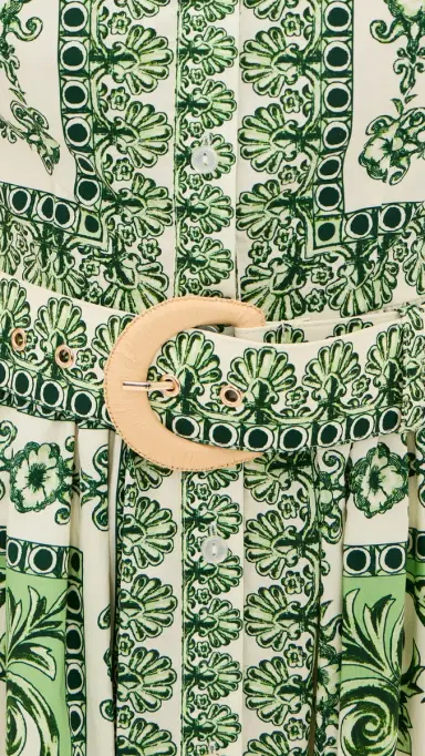 Cara Cara Malena Dress Hudson Scarf Mint | Thumbnail 6 Cara Cara Malena Dress Hudson Scarf Mint | Thumbnail 6