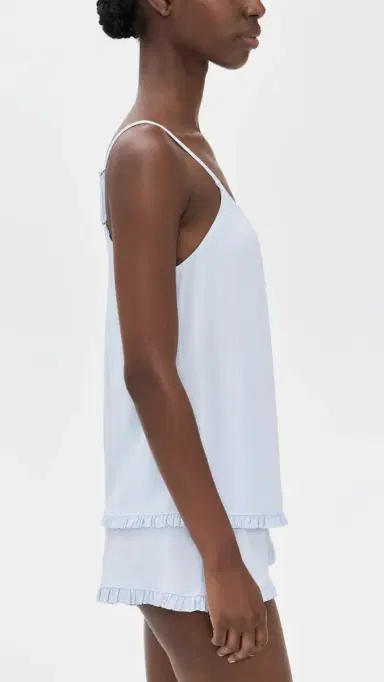 Eberjey Gisele The Cami Short Pajama et Ice Blue | Thumbnail 4 Eberjey Gisele The Cami Short Pajama et Ice Blue | Thumbnail 4