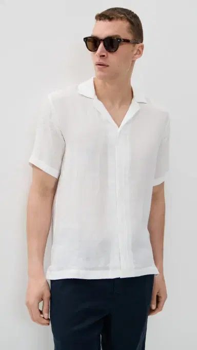 Orlebar Brown Maitan II Linen Shirt White | Thumbnail 2 Orlebar Brown Maitan II Linen Shirt White | Thumbnail 2