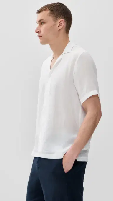 Orlebar Brown Maitan II Linen Shirt White | Thumbnail 4 Orlebar Brown Maitan II Linen Shirt White | Thumbnail 4