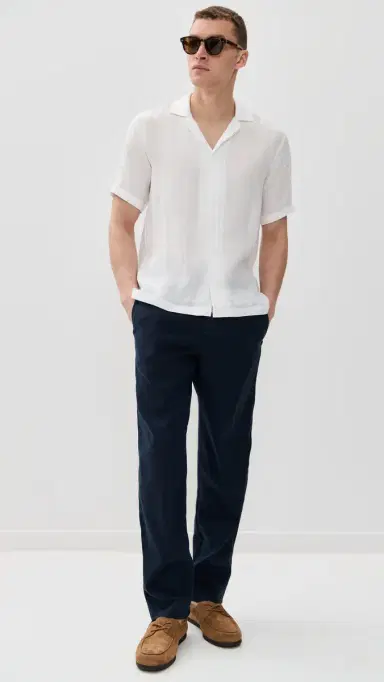 Orlebar Brown Maitan II Linen Shirt White | Thumbnail 5 Orlebar Brown Maitan II Linen Shirt White | Thumbnail 5