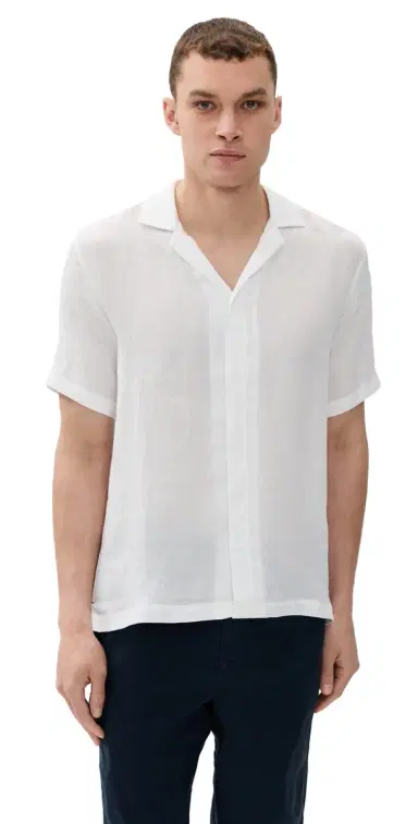 Orlebar Brown Maitan II Linen Shirt White | Thumbnail 1 Orlebar Brown Maitan II Linen Shirt White | Thumbnail 1