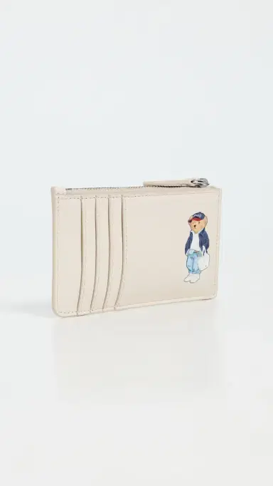 Polo Ralph Lauren Spring Bear Zip Card Case | Thumbnail 3 Polo Ralph Lauren Spring Bear Zip Card Case | Thumbnail 3