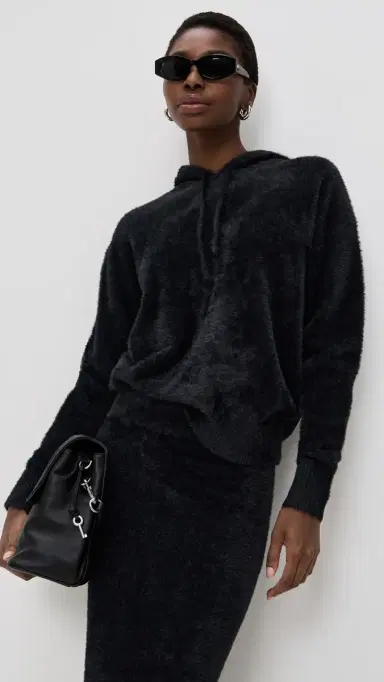 LE BOP Fuzzy Hoodie Black | Thumbnail 2 LE BOP Fuzzy Hoodie Black | Thumbnail 2