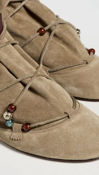 Isabel Marant Letiz Draped Boots Taupe | Thumbnail 6 Isabel Marant Letiz Draped Boots Taupe | Thumbnail 6