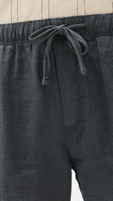 Faherty Essential Linen Shorts 6 Washed Black L | Thumbnail 6 Faherty Essential Linen Shorts 6 Washed Black L | Thumbnail 6