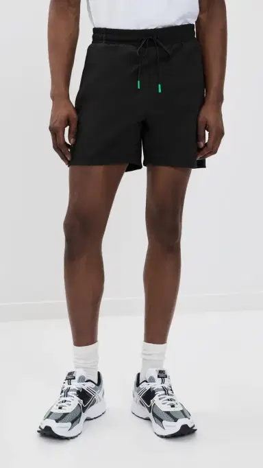 Malbon Performance Poly Tech Shorts 6 Black | Thumbnail 2 Malbon Performance Poly Tech Shorts 6 Black | Thumbnail 2