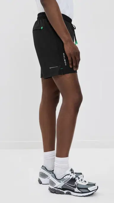 Malbon Performance Poly Tech Shorts 6 Black | Thumbnail 4 Malbon Performance Poly Tech Shorts 6 Black | Thumbnail 4