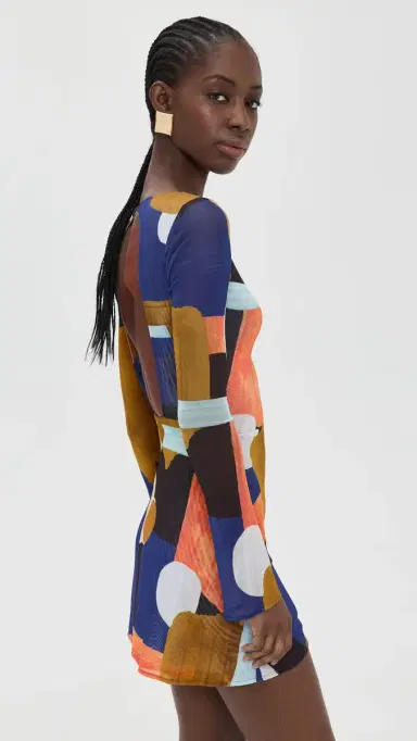 RESA ia Mini Dress Deco | Thumbnail 4 RESA ia Mini Dress Deco | Thumbnail 4