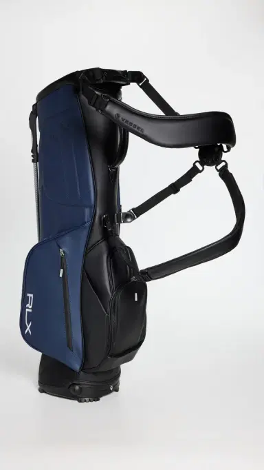 RLX Ralph Lauren x Vessel VLS Lux Golf Bag Navy/Black One Size | Thumbnail 3 RLX Ralph Lauren x Vessel VLS Lux Golf Bag Navy/Black One Size | Thumbnail 3