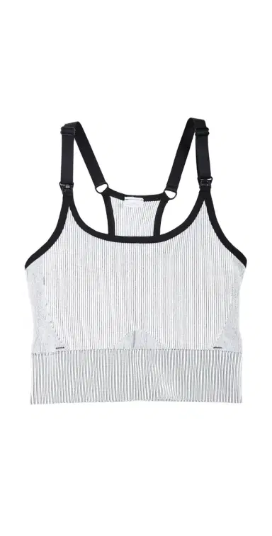 Ingrid & Isabel Active Seamless Nursing Maternity Bra Black/White Combo | Thumbnail 1 Ingrid & Isabel Active Seamless Nursing Maternity Bra Black/White Combo | Thumbnail 1