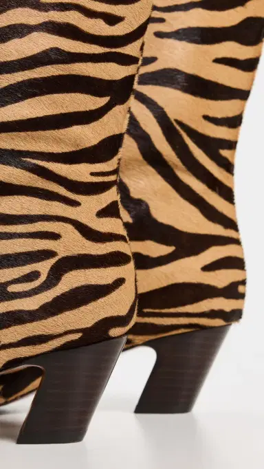 Loeffler Randall Cleo Kicked Heel Calf Boots Zebra | Thumbnail 6 Loeffler Randall Cleo Kicked Heel Calf Boots Zebra | Thumbnail 6
