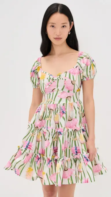 The Lulo Project The Bloom Mini Dress Aussie desert flowers | Thumbnail 2 The Lulo Project The Bloom Mini Dress Aussie desert flowers | Thumbnail 2