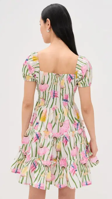 The Lulo Project The Bloom Mini Dress Aussie desert flowers | Thumbnail 3 The Lulo Project The Bloom Mini Dress Aussie desert flowers | Thumbnail 3
